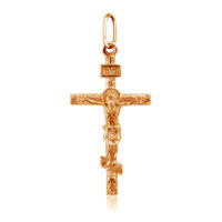 Крест из красного золота арт. 17010700000