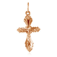Крест из красного золота арт. 17020605000