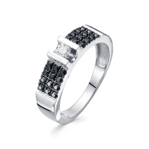 Кольцо из белого золота с бриллиантом можно купить в нашем ювелирном магазине в Серпухове в ТЦ "Дисконт"