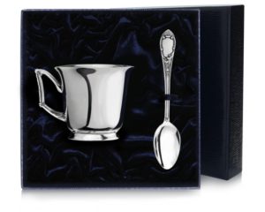Набор серебряная чашка чайная «Элегия»