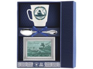 Набор чайный «Майская Санкт-Петербург-Медный всадник» с рамкой для фото